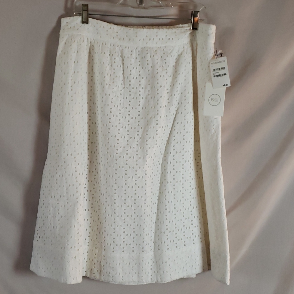 NEW 1901 Eyelet A-line Skirt